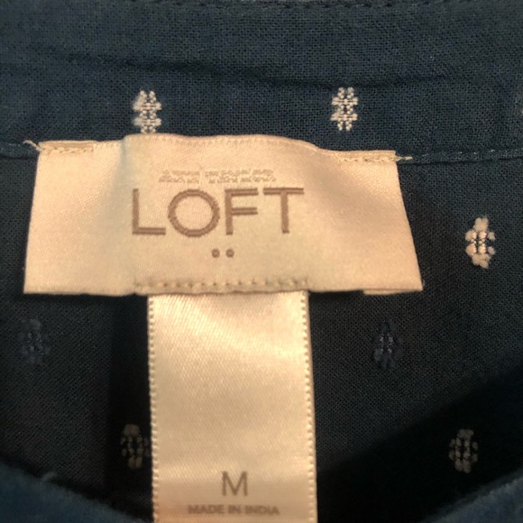Loft Button Up Sleeveless Top - Picture 5 of 5